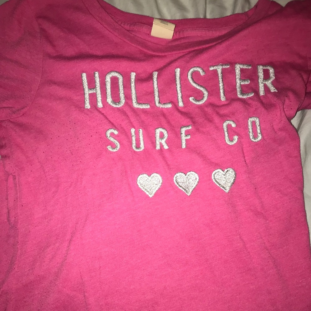 Pink Hollister shirt